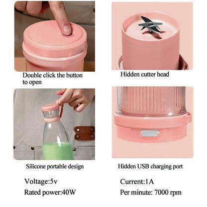 Electric Portable Mini Juicer Bottle